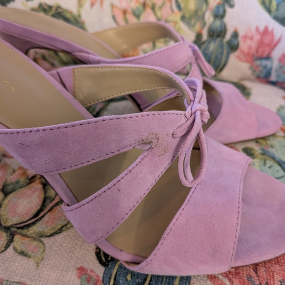 Ann Taylor Light Purple Women's Sandals - Picture 4 of 5